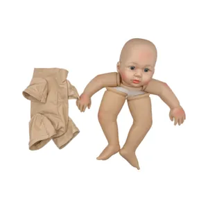 24 inch painted Reborn Doll DIY kit including vinyl head, limbs and soft cloth body part