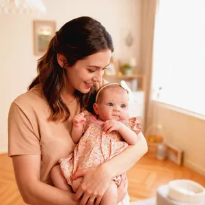 Poupée Reborn réaliste de 18 pouces en robe à fleurs roses avec bandeau à nœud