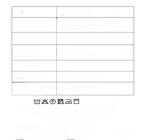 Detailed size and 50% polyester 50% acrylic material chart for travel shawl scarf