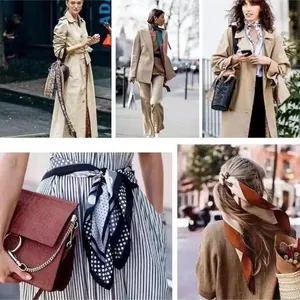 Modi creativi per indossare foulard di seta vintage come fasce o decoro borse