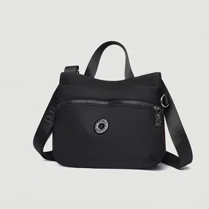 Women's Large Capacity Oxford Cloth Crossbody Bag Casual Waterproof Shoulder Bag With Wide Strap For Commuting Daily Fashion