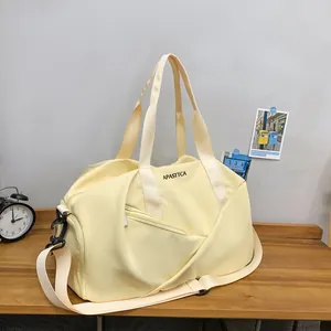 Bolsa de Viaje de Gran Capacidad Impermeable Bolsa de Deporte Para Hombres Mujeres Nylon Bolsa de Fin de Semana Con Compartimento Para Zapatos