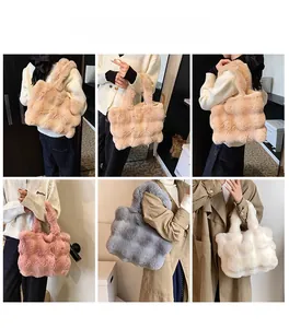 Collage de bolsos de piel sintética en beige rosa y gris mostrando diferentes estilismos