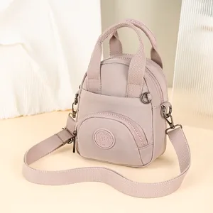 Damen Mode Nylon Wasserfeste Umhängetasche Kleine Handtasche Mit Griff Mehrere Taschen Schultertasche Täglich Reise Casual Tasche