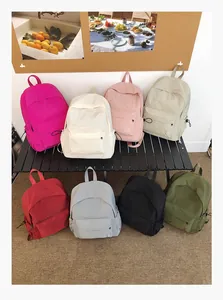 Détails de sacs à dos légers en nylon disponibles en huit couleurs pour le quotidien