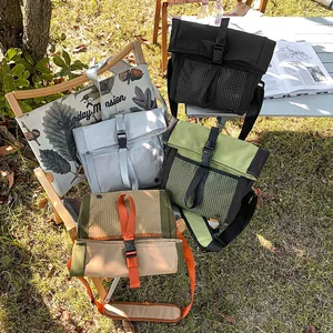 Waterproof nylon crossbody bags in multiple colors for outdoor casual lifestyle