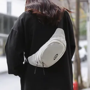 Casual Nylon Chest Bag For Men Women Street Trend Waist Bag Lightweight Crossbody Shoulder Bag Sport Outdoor Phone Pack