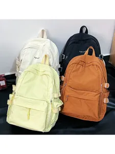 Detailed close-up showing four colors of the K.BYILD large capacity school backpacks