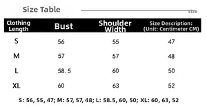 Tableau des tailles détaillé pour sweat à capuche femme avec mesures de buste et épaules