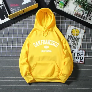 Women's Oversized Hoodie San Francisco California Letter Print Long Sleeve Sweatshirt Loose Pullover With Kangaroo Pocket