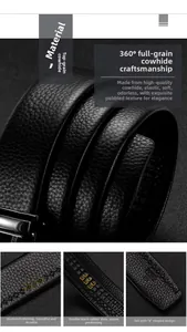 Detail of premium lychee grain leather belt with reinforced stitching and dual card slots