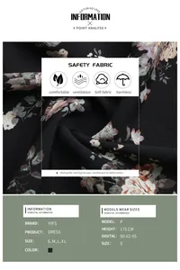 Gros plan du tissu floral montrant la texture respirante et l'imprimé de style vintage