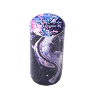 Nastro washi Tidal Erosion 30mmx2m con motivi nebulosa in marmo viola e galassia