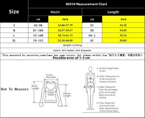 Size chart for high waist cotton linen wrap skirt showing waist and length measurements