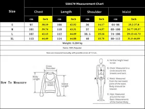 Detailed size guide table for floral print dress with chest and waist measurements