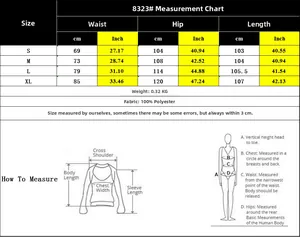 Tableau des tailles détaillé pour pantalon droit femme avec mesures de taille et hanches