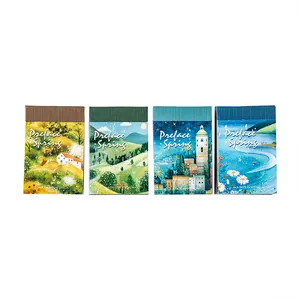 Set di 4 quaderni d'arte Spring Preface per decorazioni scrapbooking fai-da-te