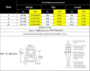 Detailed size chart for women shorts with waist and hip measurements in cm and inches