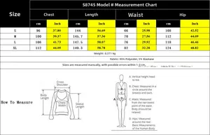 Tableau des tailles détaillé pour combinaison sans manches avec mesures du corps