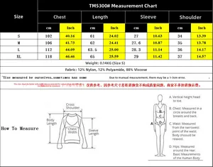 Size chart for women's V-neck short sleeve shirt in S-XL with cm and inch measurements