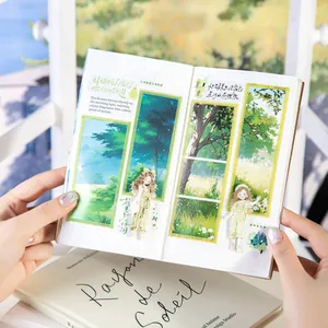 Stadt Reise Stickerheft für Journaling mit Illustrationen von Wald- und Naturmotiven