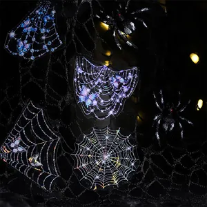 Autocollants holographiques de toile d'araignée et papillon pour scrapbooking décoratif