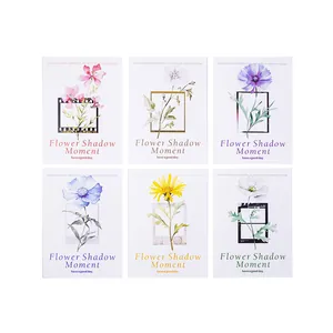 30pcs Flower Shadow Moment PET stickers featuring vintage floral designs for journaling