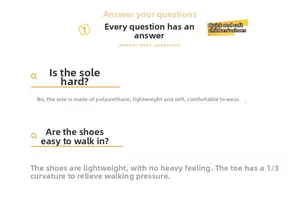 Infografía de material PU ligero y suela ergonómica con curva de 1/3 para zapatos infantiles