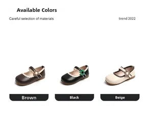 Detailed comparison of brown, black and beige Mary Jane shoes with floral accents