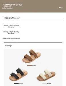 Detail view of girls quilted slide sandals showing non-slip sole and color options