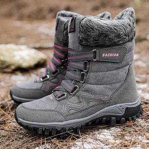 Winter snowboots voor dames met warme voering en antislip rubberen zool