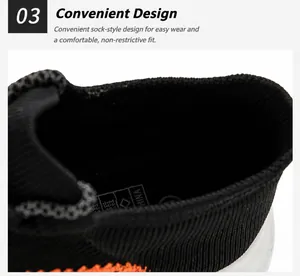 Nahaufnahme des atmungsaktiven Strickkragens und der Innensohle des schwarzen Sneakers