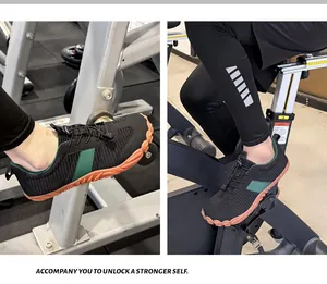 Chaussures de fitness pieds nus respirantes avec semelle antidérapante pour salle de sport