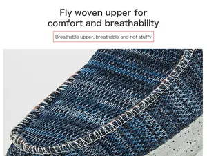Makroaufnahme des atmungsaktiven Fly-Woven-Obermaterials für Herren-Loafers