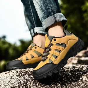 Professional Lightweight Outdoor Hiking Shoes For Men Women Breathable Waterproof Non-Slip Trekking Sneakers Pigskin Footwear