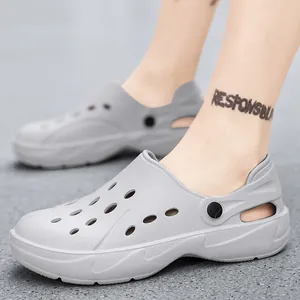 Men Women Clogs Sandals Breathable Lightweight EVA Garden Shoes Summer Beach Outdoor Water Shoes Slip On Casual Footwear