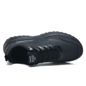 Baskets noires pour hommes en similicuir avec motifs de flammes grises et design à lacets
