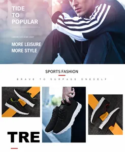 Detail of black breathable mesh running shoes with white anti-slip thick rubber soles