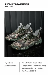 Détail de la tige en maille camouflage et de la semelle intermédiaire ETPU du basket