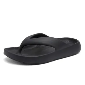 Men's EVA platform flip flops with thick non-slip soles and ergonomic comfort design