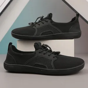 Scarpe a piedi nudi nere per uomo e donna con mesh traspirante e supporto in TPU