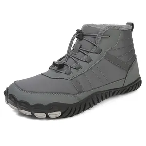 Stivali da Neve Invernali per Uomo Donna Impermeabile Tessuto Oxford Foderato in Peluche Scarpe da Trekking Outdoor Calde Suola in Gomma Antiscivolo Calzature