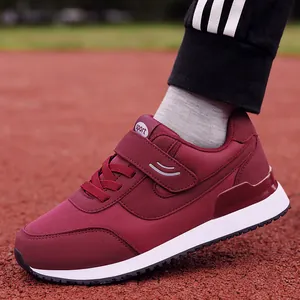 Comfortable Walking Shoes For Elderly Men Women Lightweight Non-slip Casual Sports Sneakers With Hook And Loop Fastener Soft Sole Warm Daily Shoes