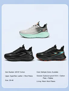 Vertical collage of winter sneakers showing microfiber leather and warm wool lining details
