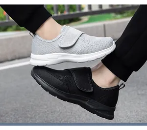 Scarpe da camminata leggere in mesh traspirante con chiusura a strappo regolabile