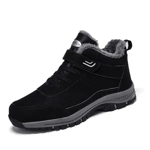 Bottes de randonnée hiver pour hommes avec doublure chaude et semelle antidérapante