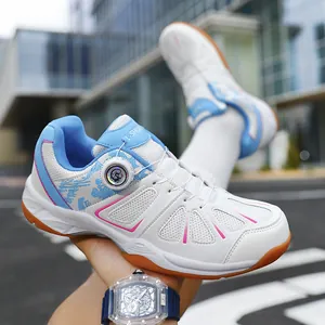 Atmungsaktive Badmintonschuhe für Herren mit Stoßdämpfung und rutschfester Gummisohle