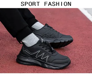 Macro detail of black lightweight walking shoe with silver wave trim on a running track