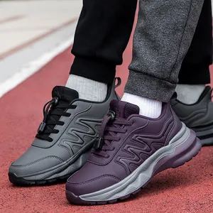 Outdoor walking shoes for seniors featuring non-slip soles and quick-lace systems