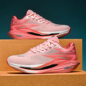 Breathable Mesh Running Shoes For Men Women Lightweight Shock Absorbing Athletic Sneakers Fashion Outdoor Walking Shoes Unisex Sport Footwear